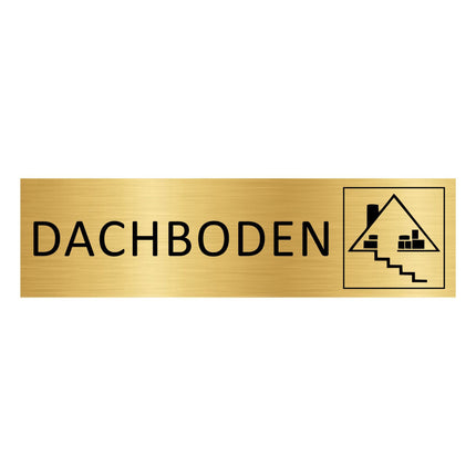 Türschild Dachboden