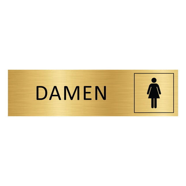 Türschild Damen