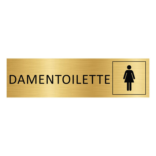 Türschild Damentoilette