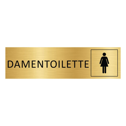 Türschild Damentoilette