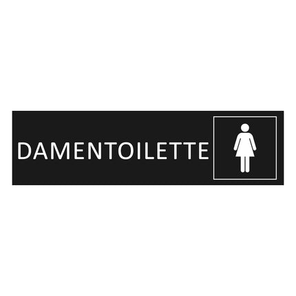 Türschild Damentoilette