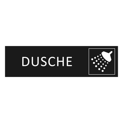 Türschild Dusche