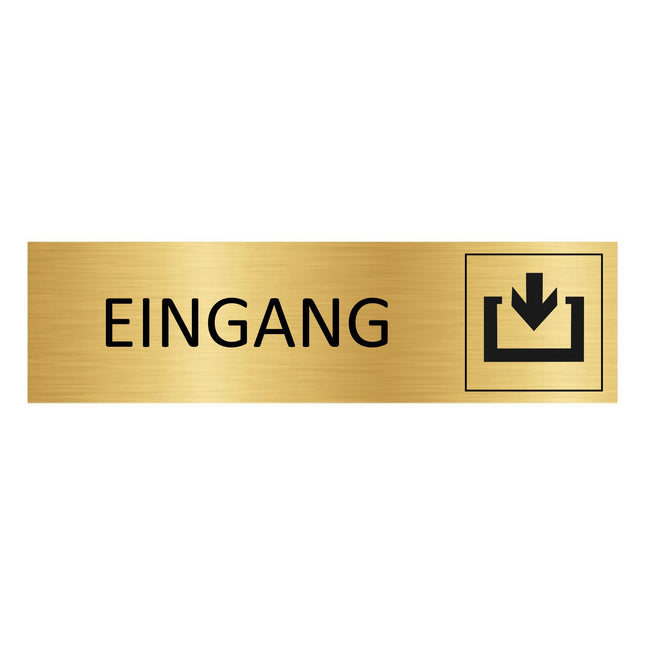 Türschild Eingang