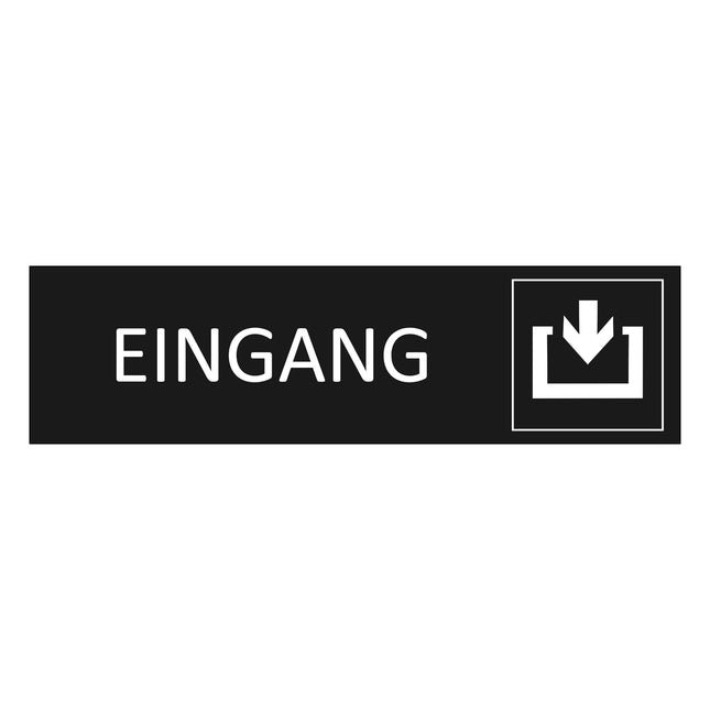 Türschild Eingang