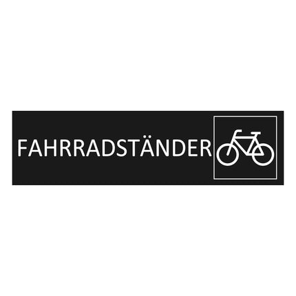 Türschild Fahrradständer