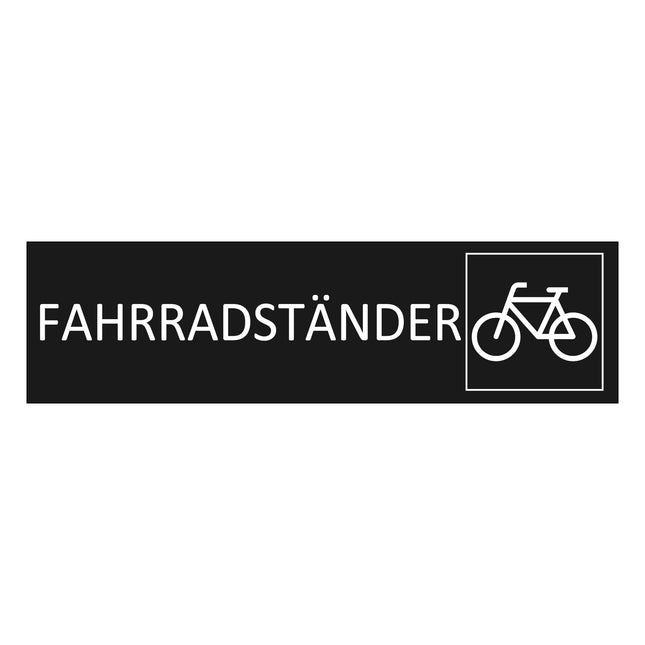 Türschild Fahrradständer