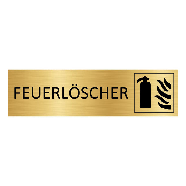 Türschild Feuerlöscher