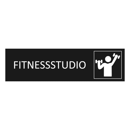 Türschild Fitnessstudio