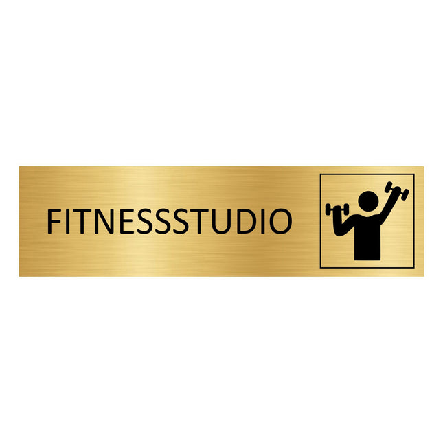Türschild Fitnessstudio
