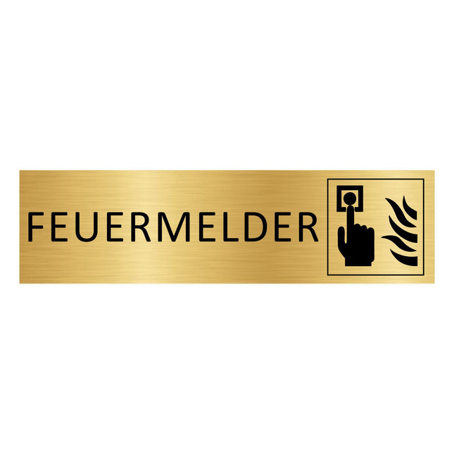 Türschild Feuermelder