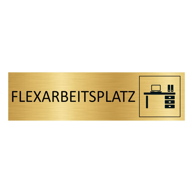 Türschild Flexarbeitsplatz