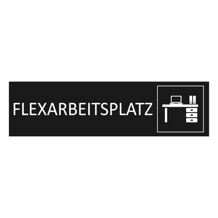 Türschild Flexarbeitsplatz