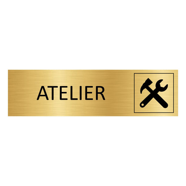 Türschild Atelier