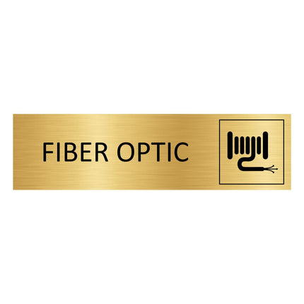 Türschild Fiber Optic