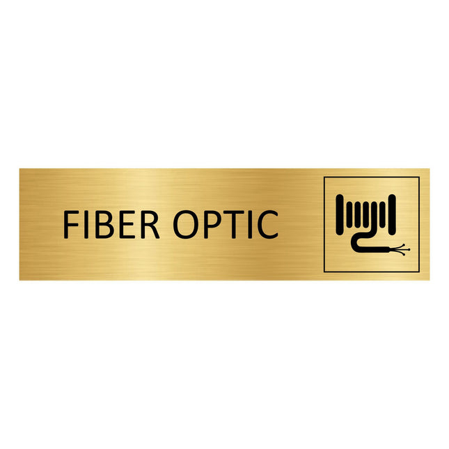 Türschild Fiber Optic
