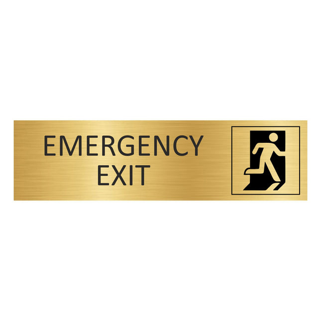 Türschild Emergency Exit