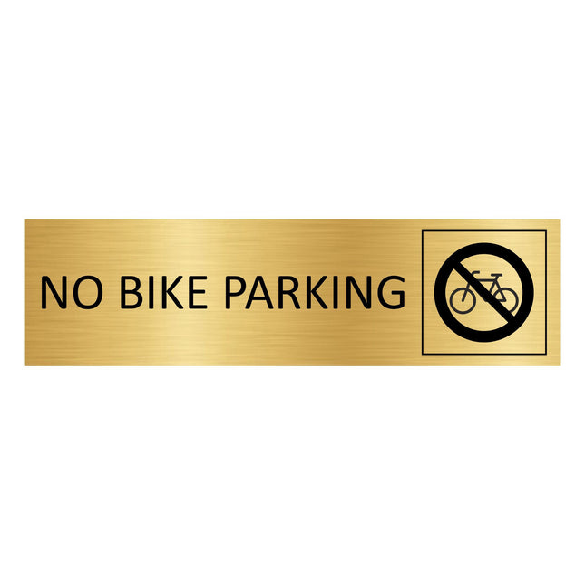 Türschild No bike parking