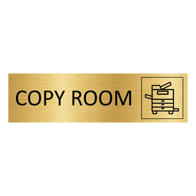 Türschild Copy room