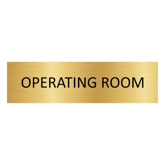 Türschild Operating Room