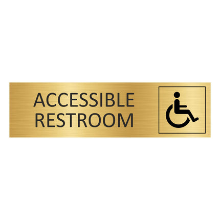 Türschild Accessible Restroom