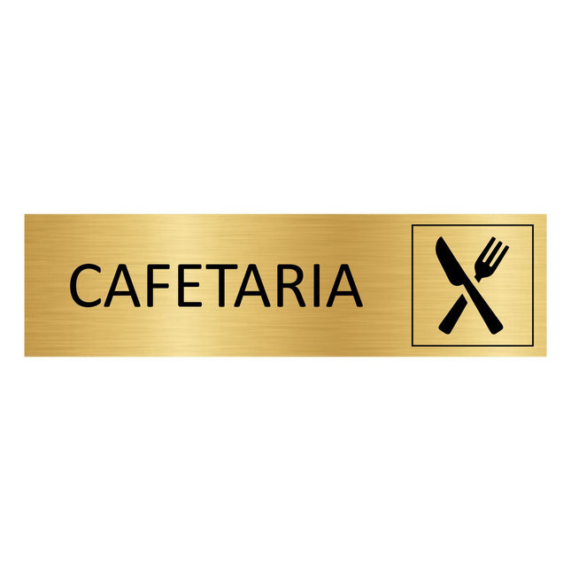 Türschild Cafetaria