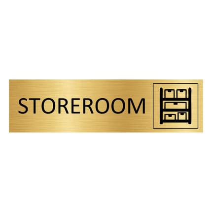 Türschild Storeroom