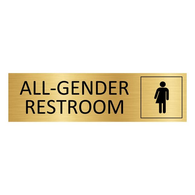 Türschild All-Gender Restroom