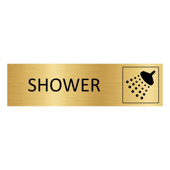 Türschild Shower