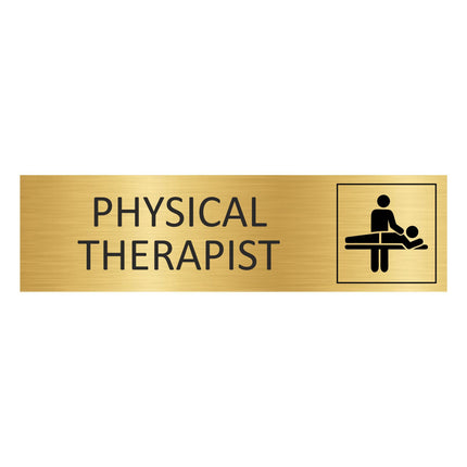 Türschild Physical Therapist