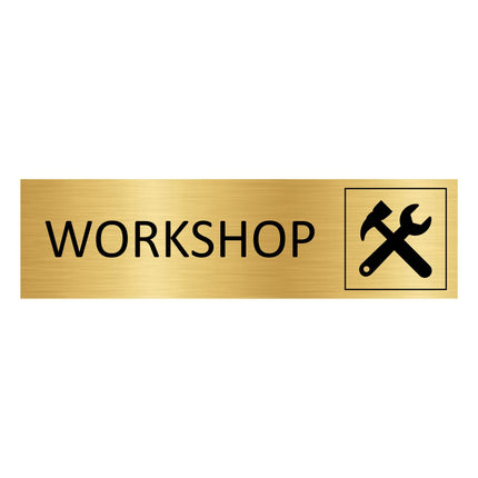 Türschild Workshop