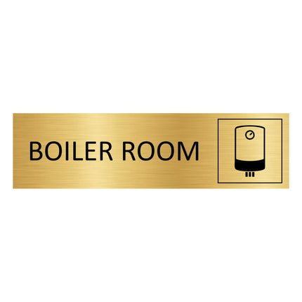Türschild Boiler room