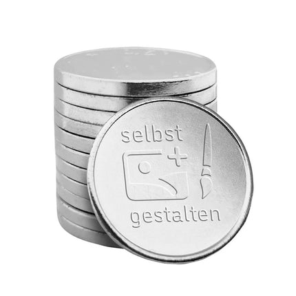 Einkaufswagenmünze 2€ selbst gestalten - 1000 Stück