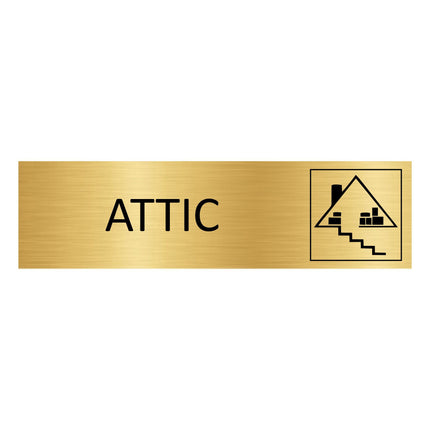 Türschild Attic