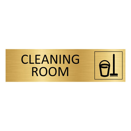 Türschild Cleaning room