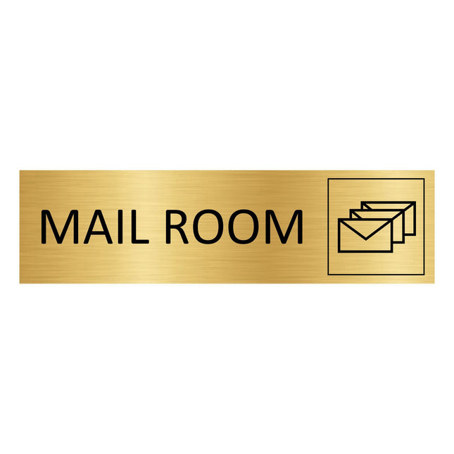 Türschild Mail room