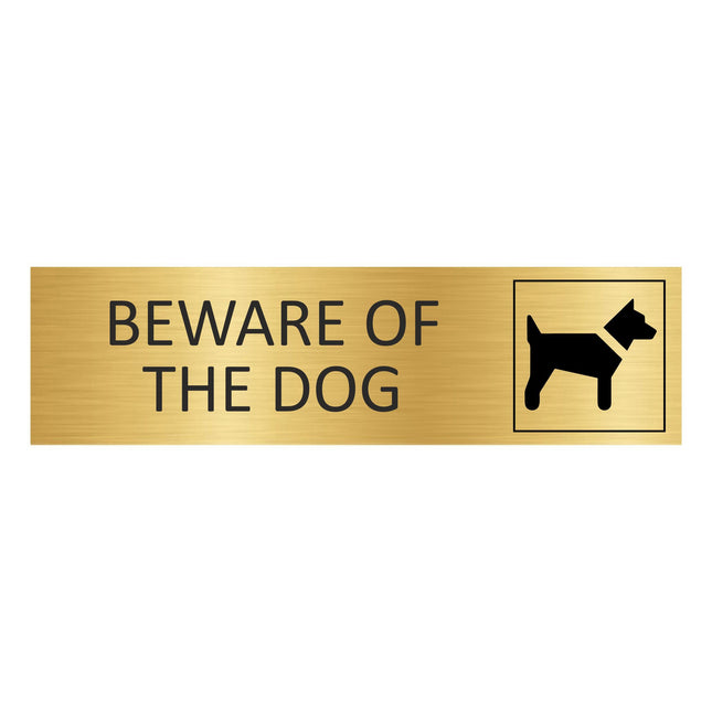 Türschild Beware of the Dog