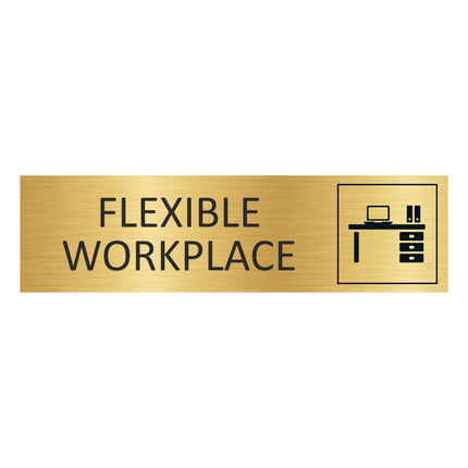 Türschild Flexible workspace