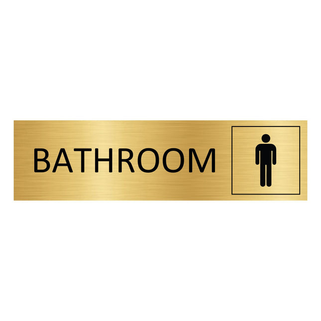 Türschild Bathroom Herren