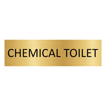 Türschild Chemical Toilet