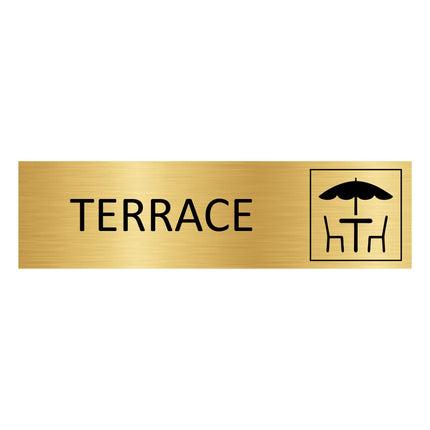 Türschild Terrace