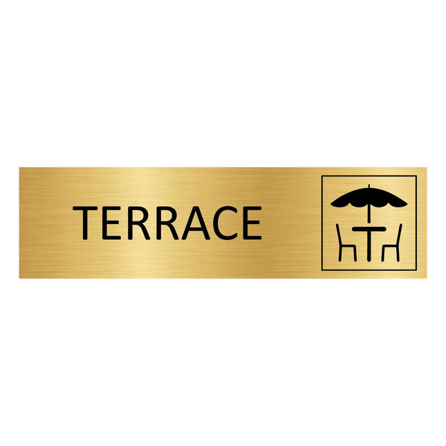 Türschild Terrace