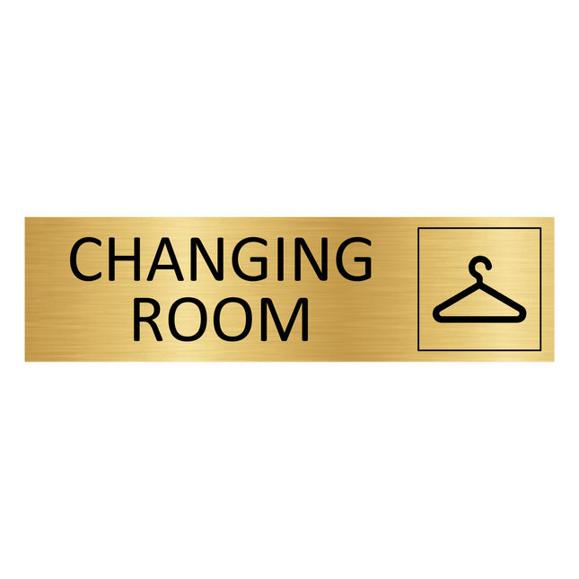 Türschild Changing room