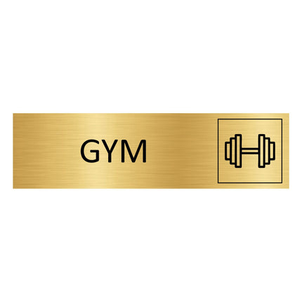 Türschild Gym