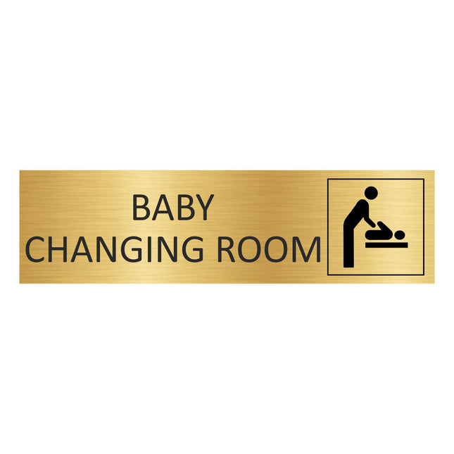 Türschild Baby changing room
