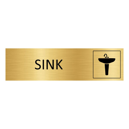 Türschild Sink