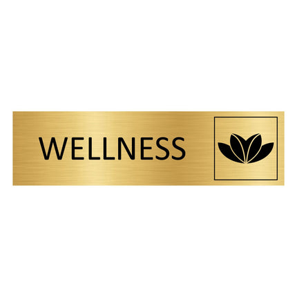 Türschild Wellness
