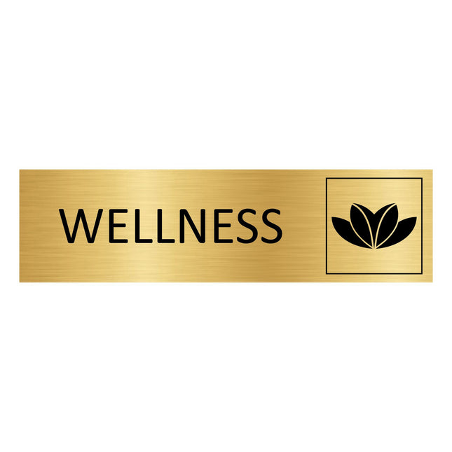 Türschild Wellness