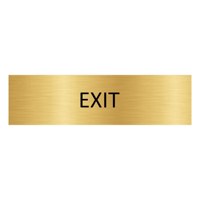 Türschild Exit