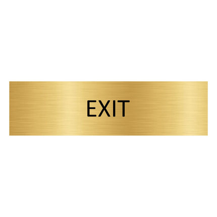 Türschild Exit