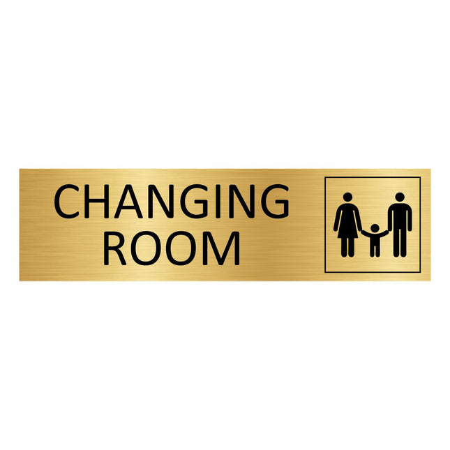 Türschild Family changing room